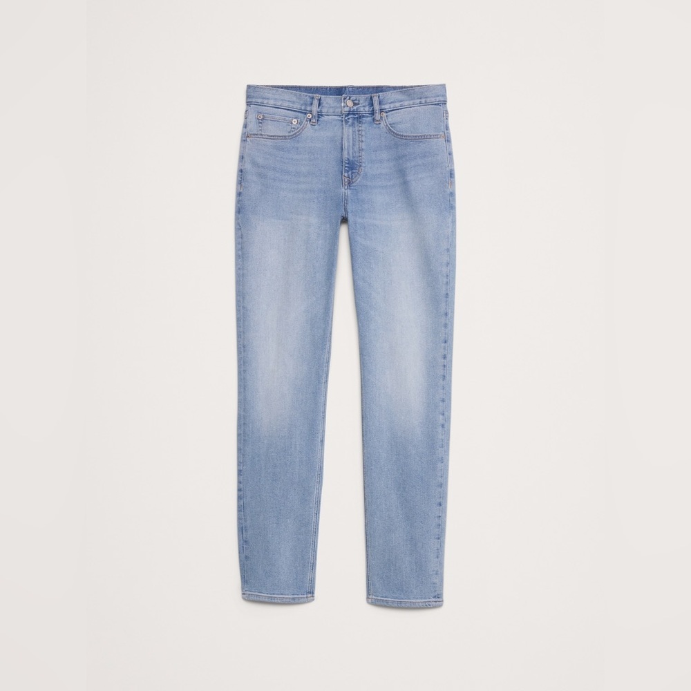 Banana Republic Slim LuxeTraveler mens jeans 40 x 32 NWOT light wash Spring - Picture 1 of 16